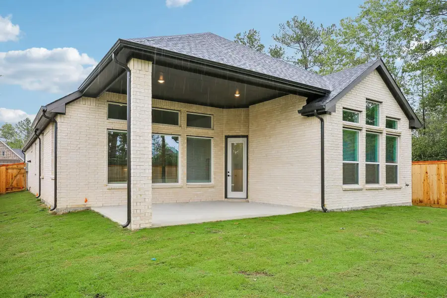 Exterior details and patio area of a home in , Montgomery (Image 4). Exterior details and patio area of a home in , Montgomery (Image 4).