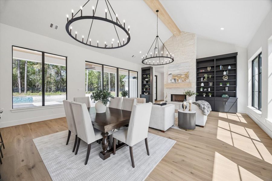 Furnished interior view inside a new home in , Montgomery (Image 19).