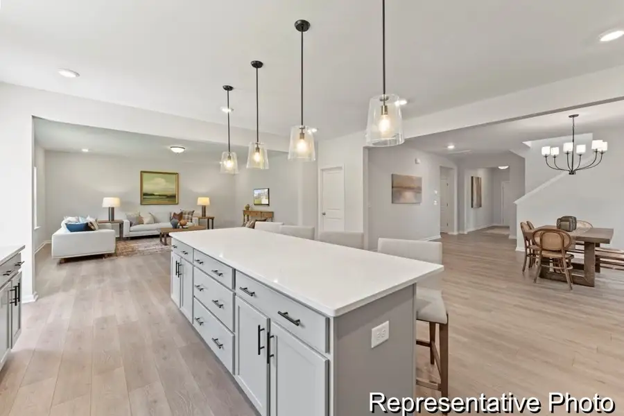 Furnished interior view inside a new home in Whispering Hills, Locust (Image 4).