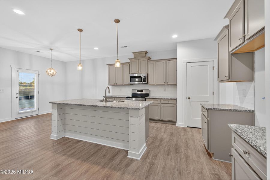 Furnished interior view inside a new home in Langston Place, Perry (Image 8).