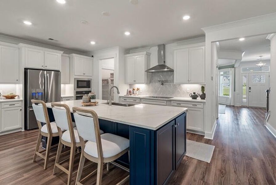 Furnished interior view inside a new home in , Huger (Image 23).
