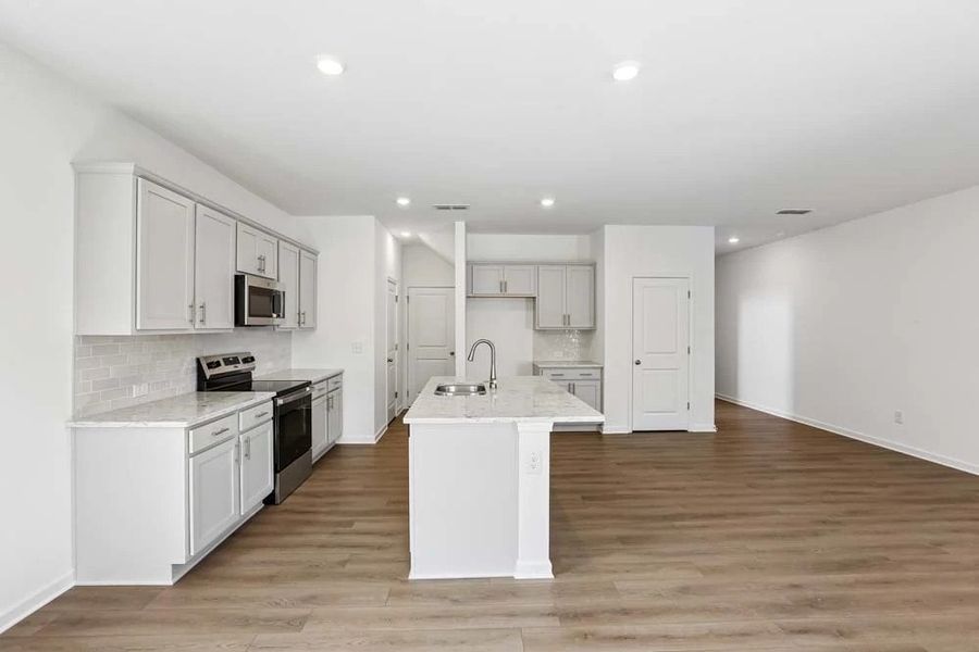 Kitchen & Family Room
