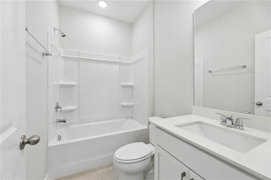 Furnished interior view inside a new home in The Park at Brighton, Locust Grove (Image 4).