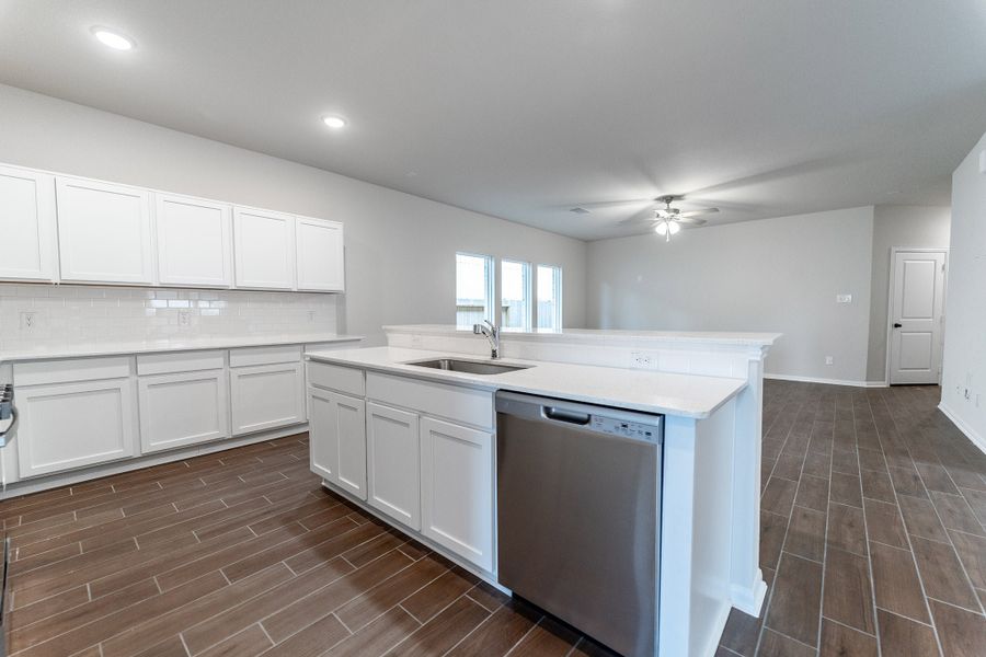 Furnished interior view inside a new home in Windrose Green, Angleton (Image 6). Furnished interior view inside a new home in Windrose Green, Angleton (Image 6).