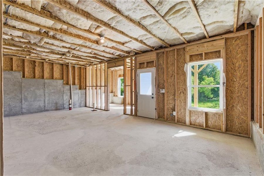 In-progress construction of a new home in The View at Groover’s Lake, Lithia Springs, GA (Image 18).