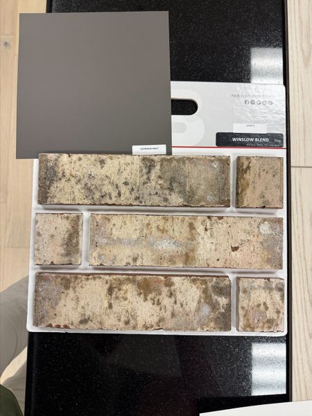 Sample of building materials used in homes in Sunset Ridge, Cleburne (Image 2). Sample of building materials used in homes in Sunset Ridge, Cleburne (Image 2).