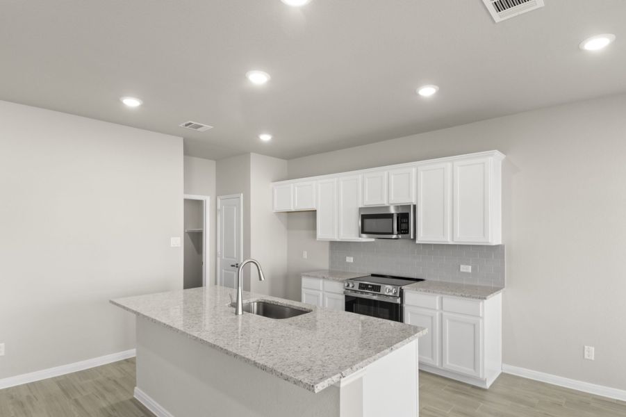 Furnished interior view inside a new home in Sonterra, Jarrell (Image 6).