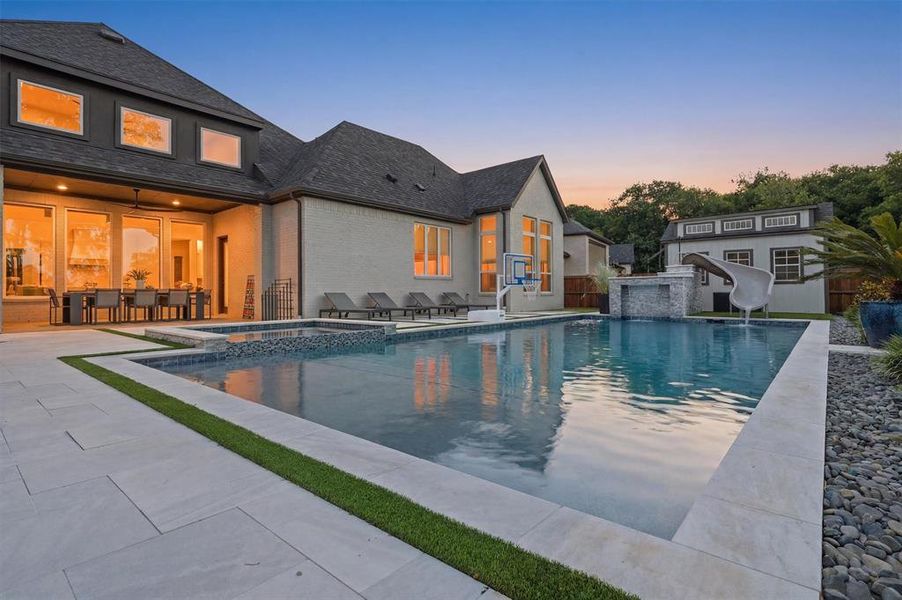 Exterior details and patio area of a home in Trinity Falls: 70ft. lots, McKinney (Image 3).