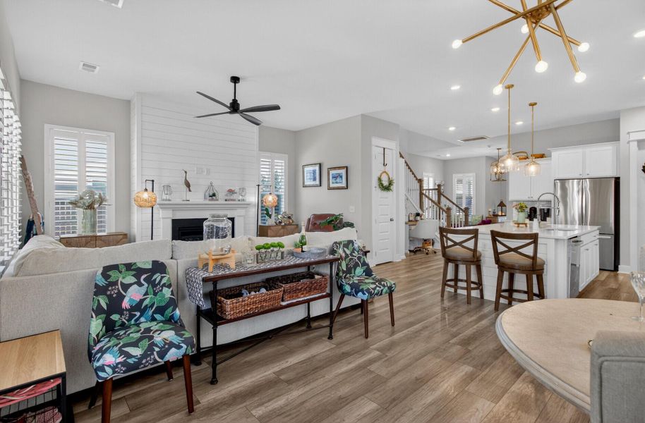 Furnished interior view inside a new home in Carnes Crossroads, Summerville (Image 52).