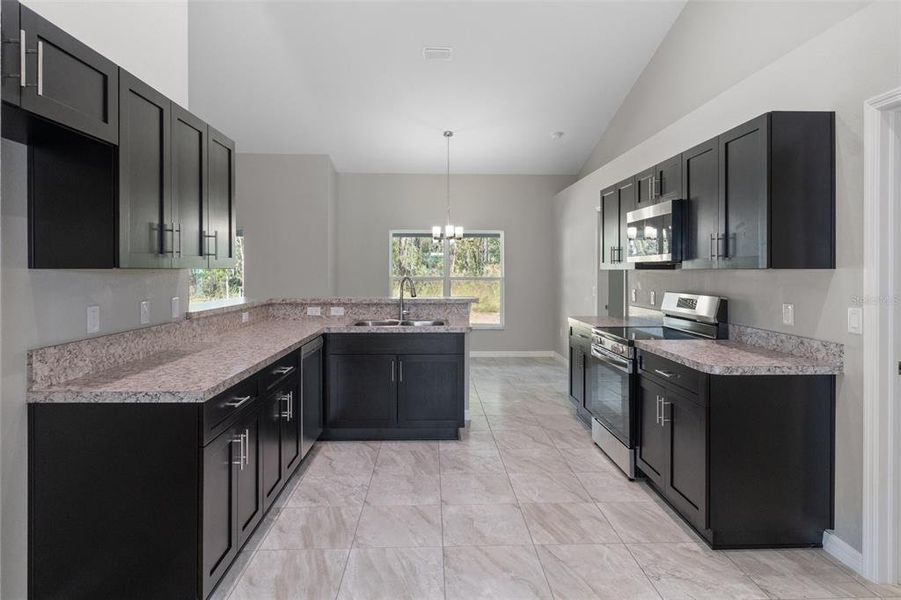 Furnished interior view inside a new home in , Homosassa (Image 3).