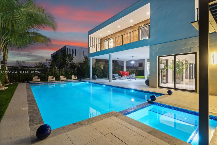 Exterior details and patio area of a home in , Weston (Image 45).