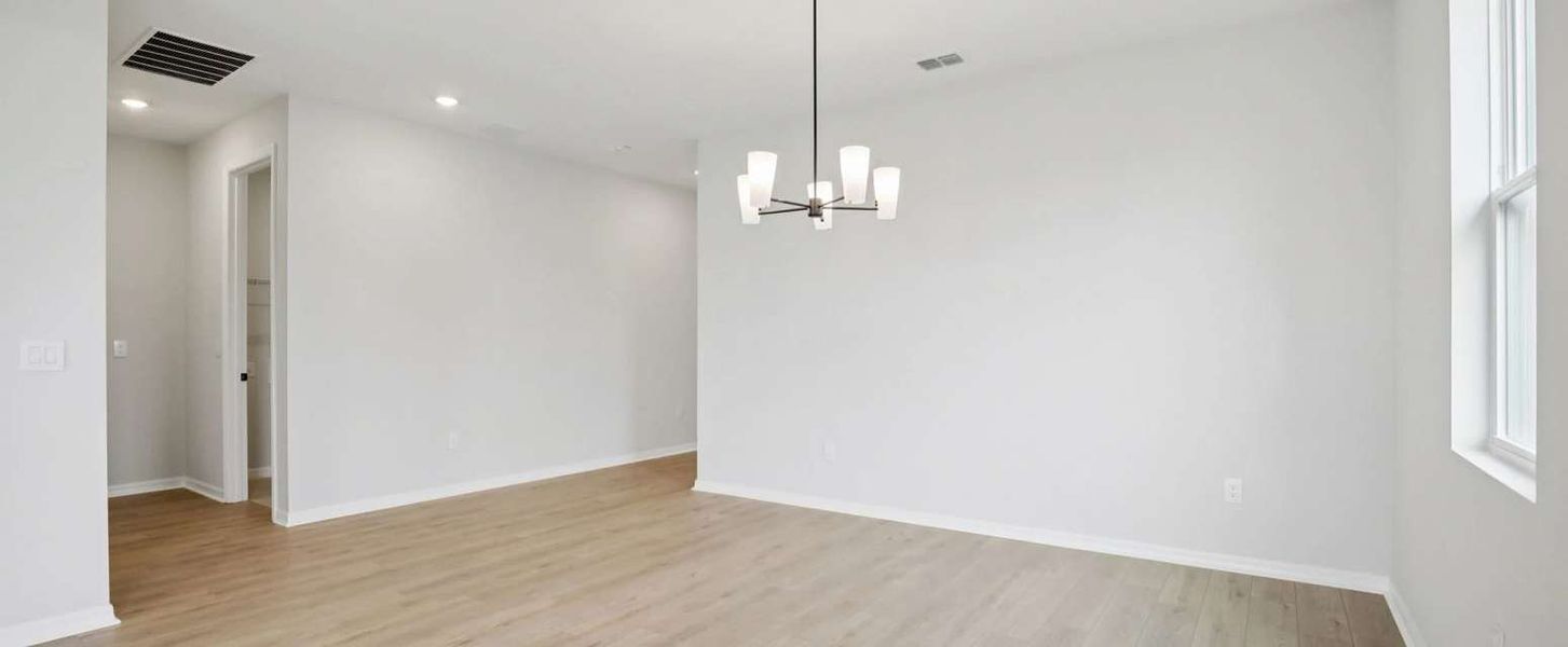 Dining space - Representative images and renderings are for illustrative purposes