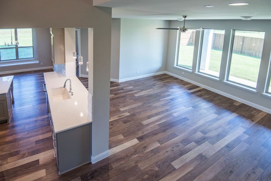 Representative furnished interior of a home built from the Washington II by Windmiller Custom Homes in The Highlands, Northlake (Image 15). Representative furnished interior of a home built from the Washington II by Windmiller Custom Homes in The Highlands, Northlake (Image 15).