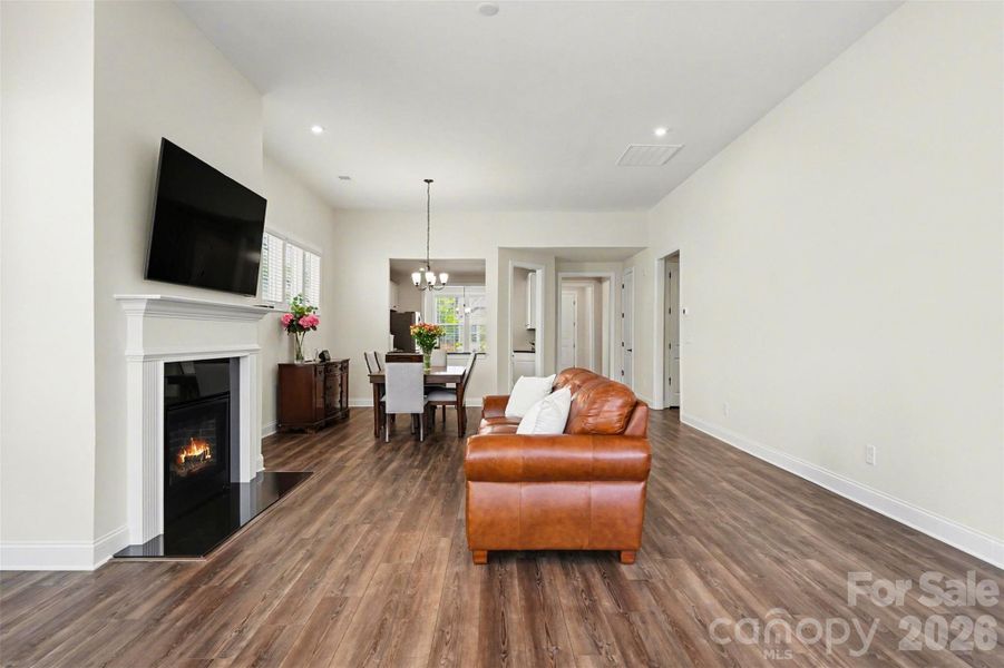 Furnished interior view inside a new home in , Charlotte (Image 9). Furnished interior view inside a new home in , Charlotte (Image 9).