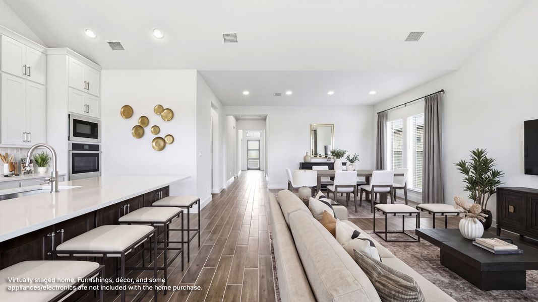 Furnished interior view inside a new home in Landmark, Denton (Image 6).
