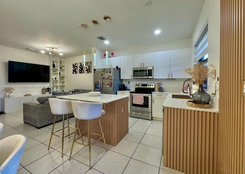 Furnished interior view inside a new home in , Homestead (Image 2). Furnished interior view inside a new home in , Homestead (Image 2).