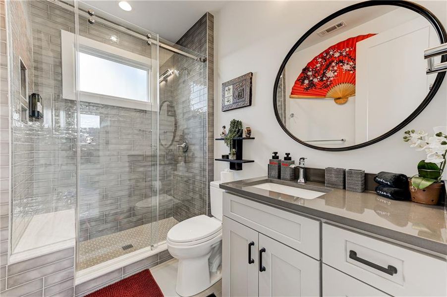 Furnished interior view inside a new home in , Atlanta (Image 18).