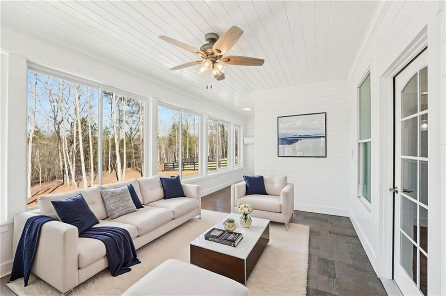 Furnished interior view inside a new home in , Canton (Image 45).