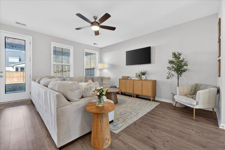 Furnished interior view inside a new home in Windsor Crossing, North Charleston (Image 17).
