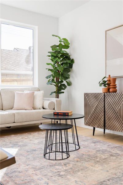 Furnished interior view inside a new home in , Denver (Image 44).