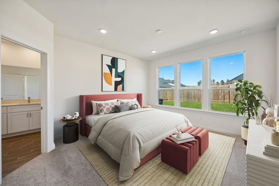 Furnished interior view inside a new home in Montgomery Bend, Montgomery (Image 12).