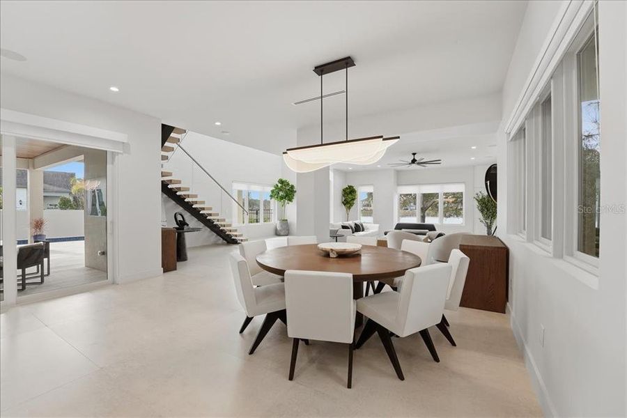 Furnished interior view inside a new home in , Orlando (Image 16).