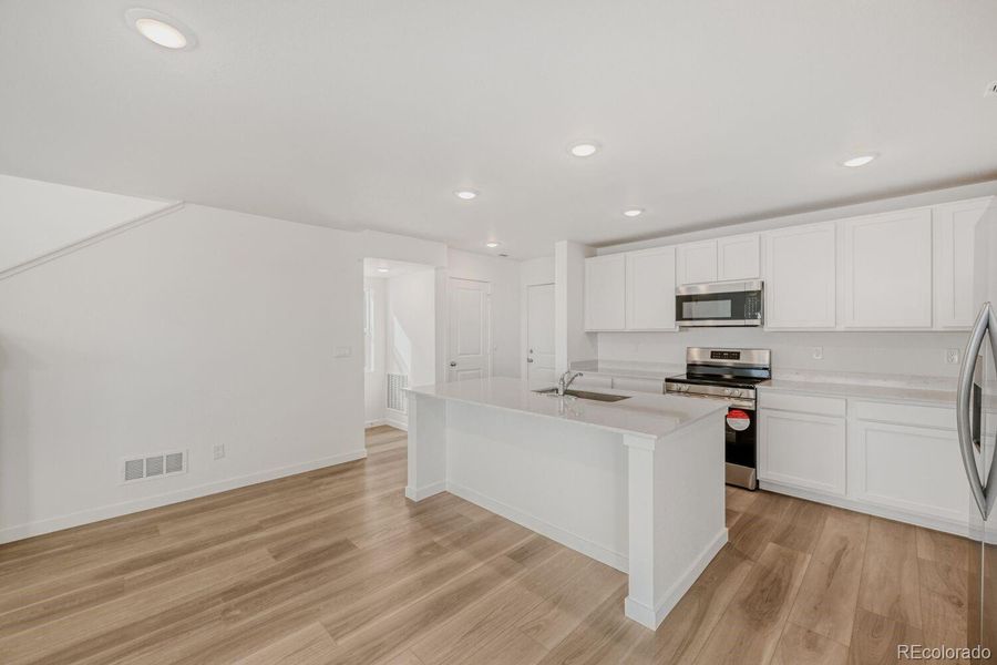 Furnished interior view inside a new home in Percheron, Colorado Springs (Image 4).