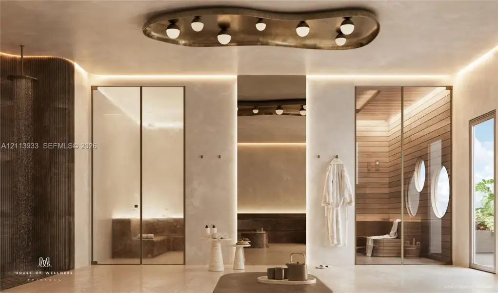 Furnished interior view inside a new home in , Miami (Image 5).