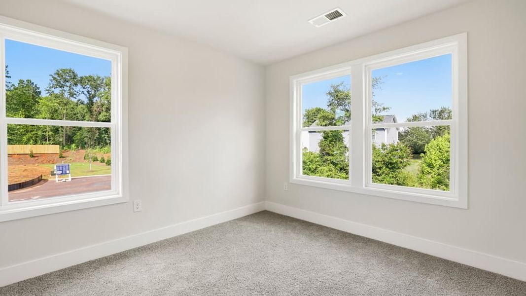 Spacious, unfurnished interior of a new home in Ken's Crossing, Moore (Image 24). Spacious, unfurnished interior of a new home in Ken's Crossing, Moore (Image 24).