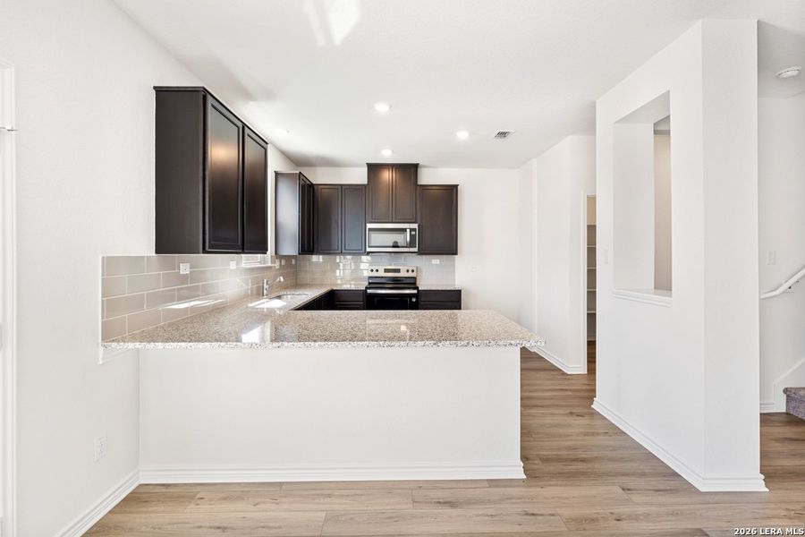 Furnished interior view inside a new home in Knox Ridge, Converse (Image 14). Furnished interior view inside a new home in Knox Ridge, Converse (Image 14).
