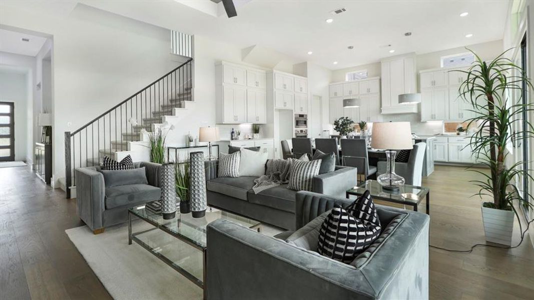 Furnished interior view inside a new home in Rio Vista at Kelly Ranch, Aledo (Image 37).