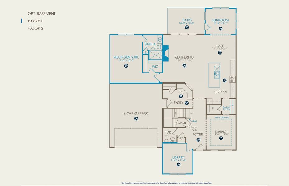 Northridge Floor Plan, Quick Move-In Home, Floor 1