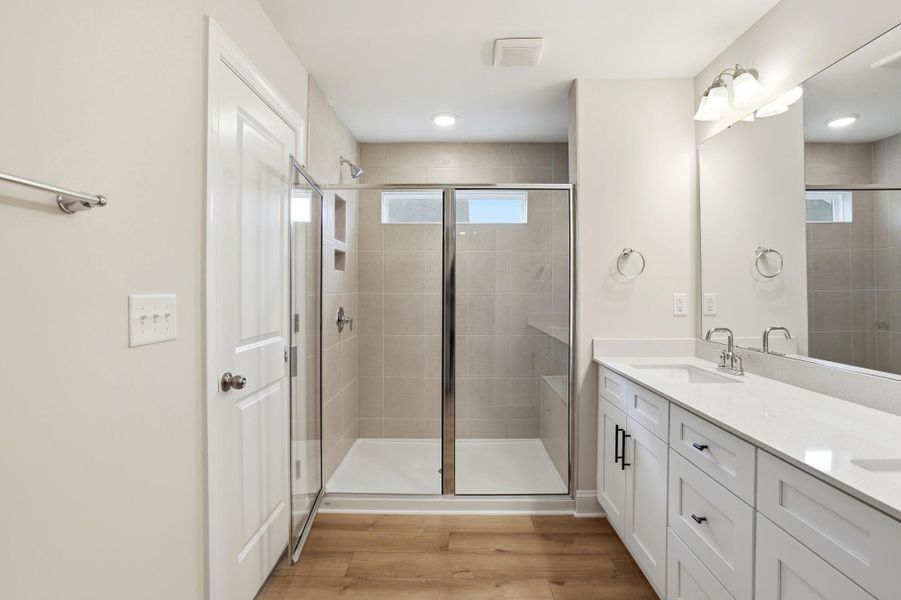 Furnished interior view inside a new home in Harrisburg Village Townhomes, Harrisburg (Image 14).