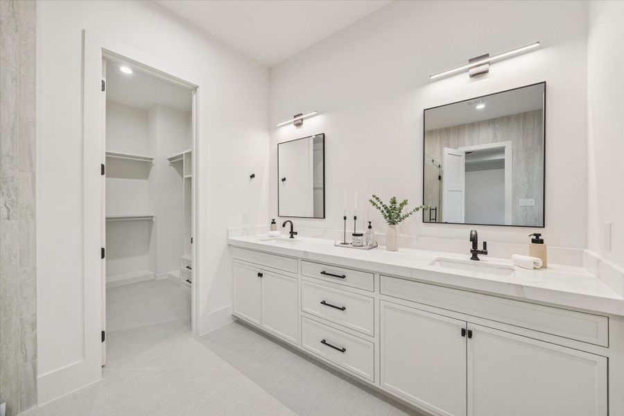 Furnished interior view inside a new home in , Houston (Image 15).