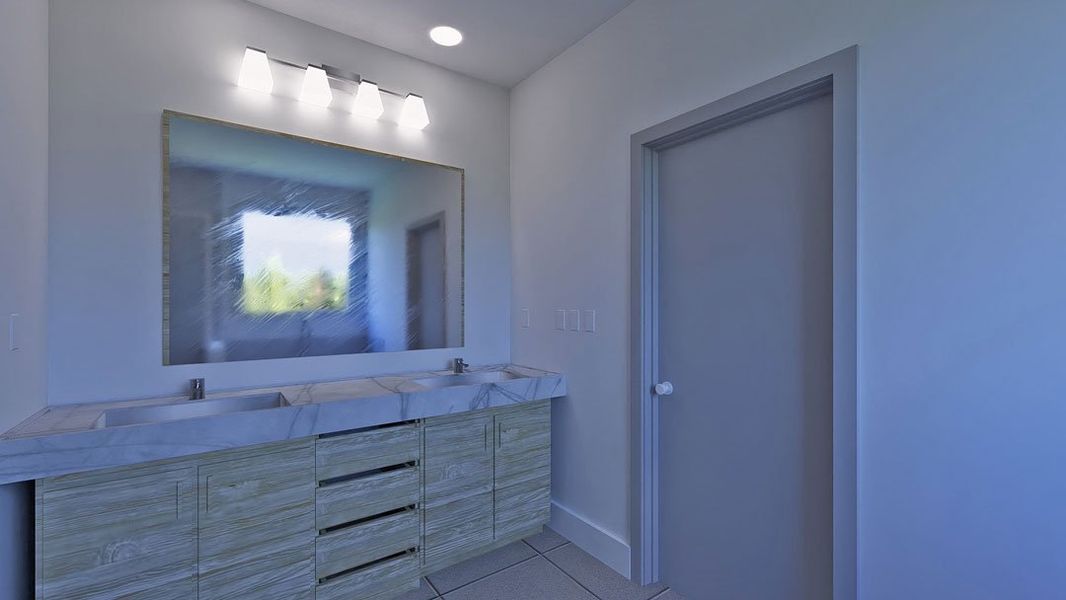 Furnished interior view inside a new home in Townsen Landing, Humble (Image 5).