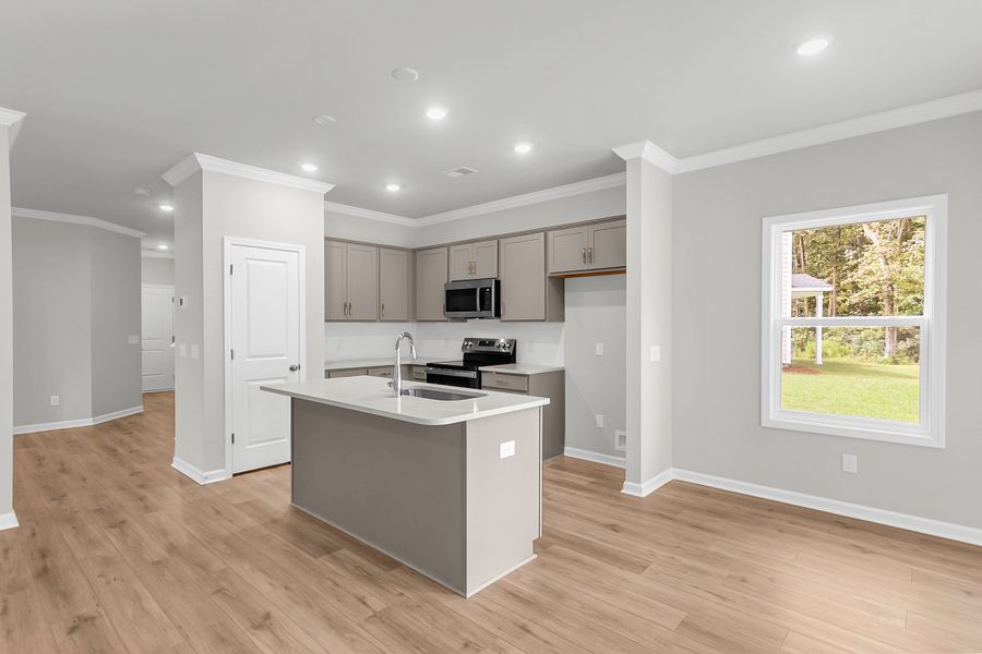 Furnished interior view inside a new home in Central Creek, Goose Creek (Image 8).
