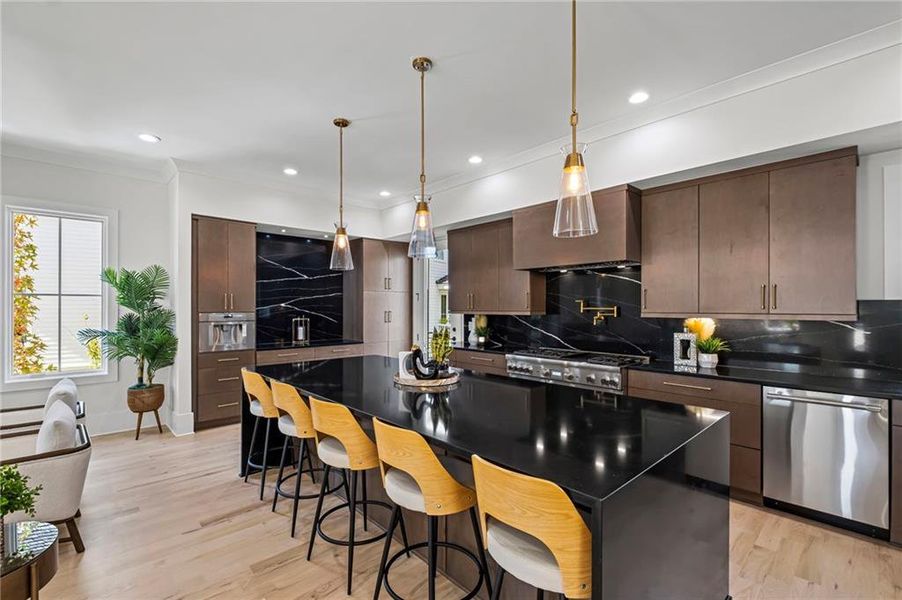 Furnished interior view inside a new home in , Alpharetta (Image 11).