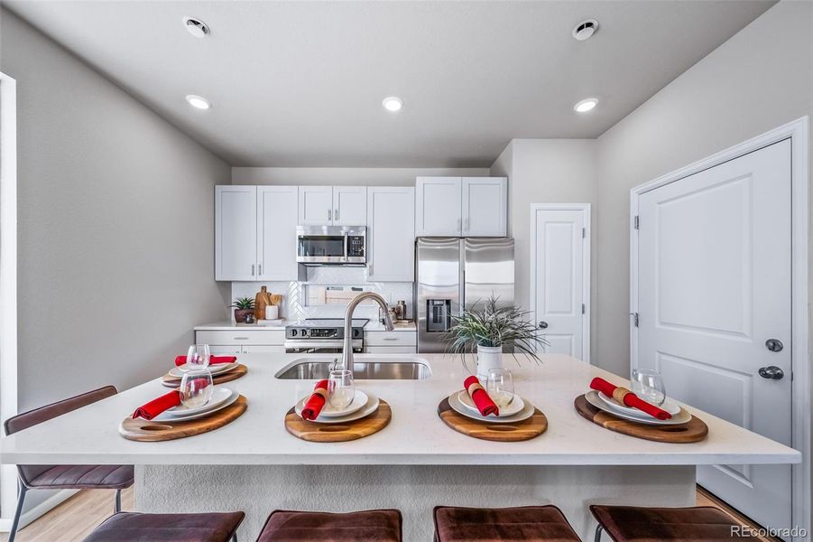 Furnished interior view inside a new home in Muegge Farms, Bennett (Image 12).