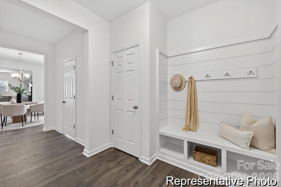 Furnished interior view inside a new home in Morgan Hills, Albemarle (Image 4).
