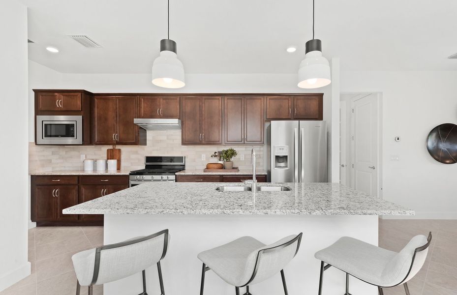 Kitchen with New Home Construction Features Kitchen with New Home Construction Features