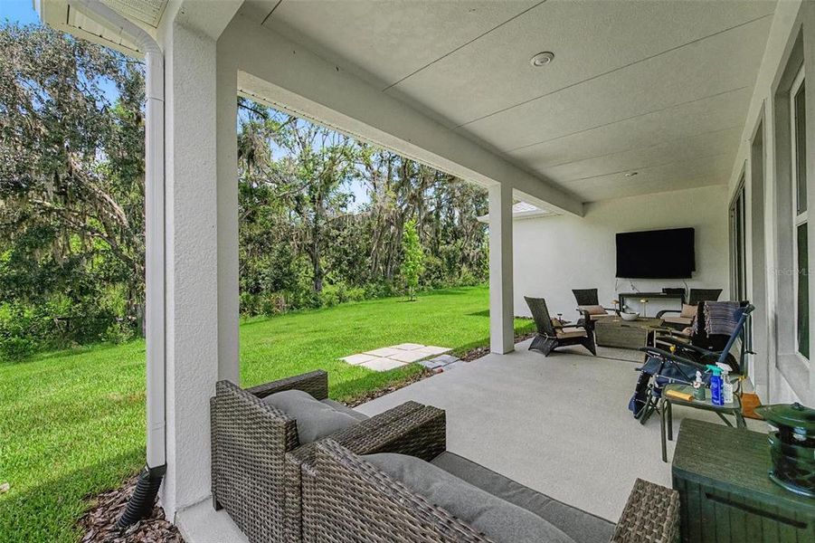 Exterior details and patio area of a home in , Wesley Chapel (Image 24). Exterior details and patio area of a home in , Wesley Chapel (Image 24).