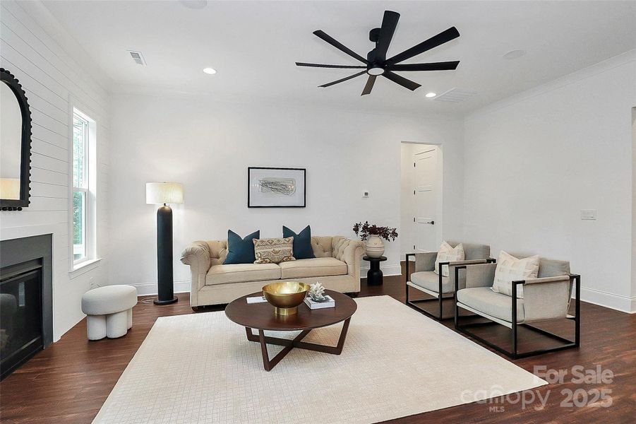 Furnished interior view inside a new home in , Denver (Image 4). Furnished interior view inside a new home in , Denver (Image 4).