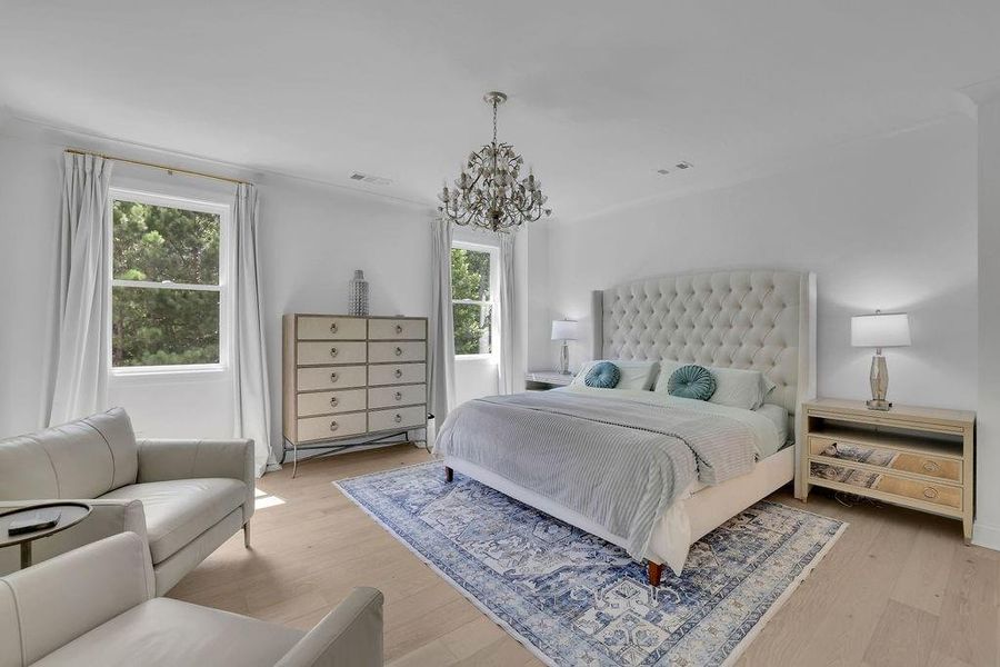 Furnished interior in a model home at Lakeside at River Green in Canton (Image 19).