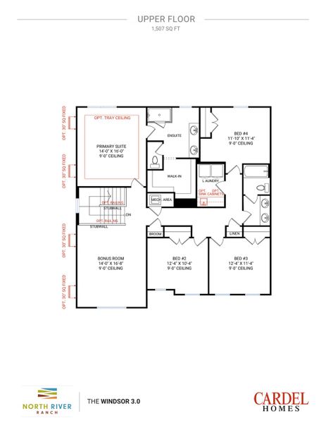 Upper Floor:Windsor 3.0 - Longmeado