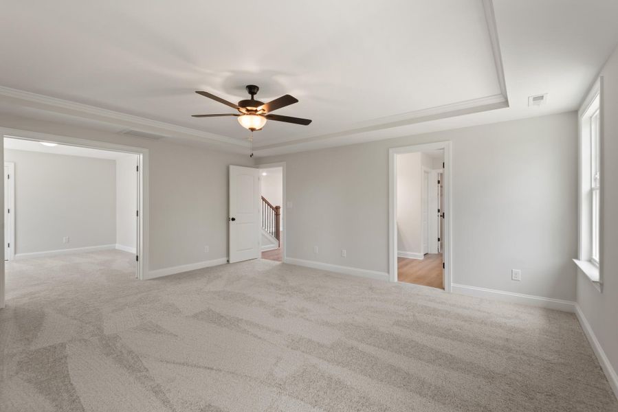 Spacious, unfurnished interior of a new home in Fiddler's Ridge, Advance (Image 33).