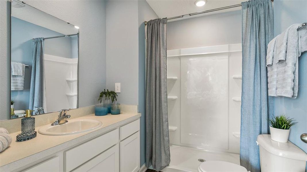 Furnished interior view inside a new home in Stokes Landing, St. Augustine (Image 18).
