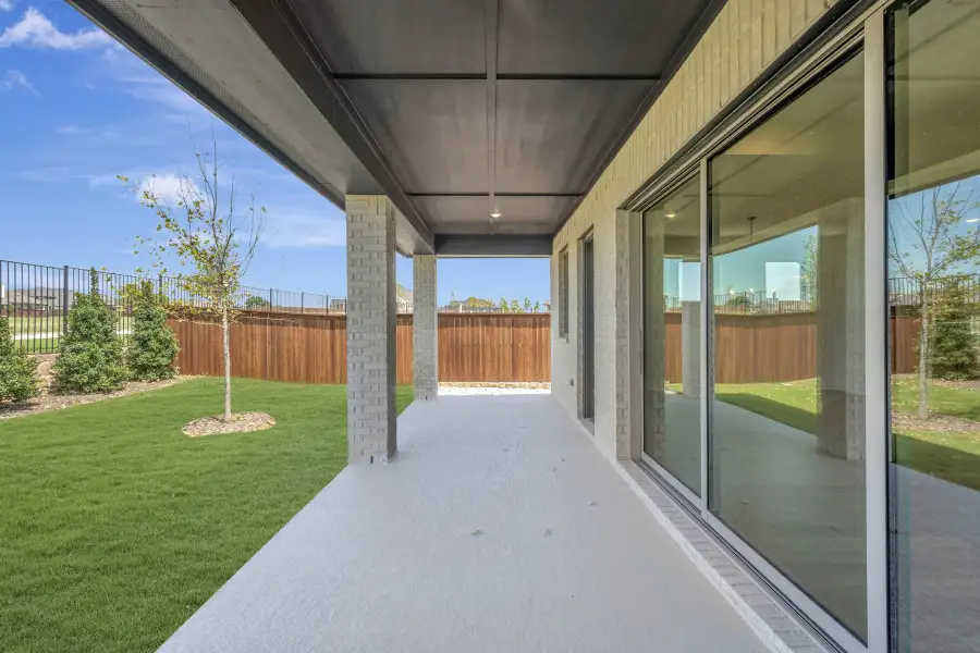 Exterior details and patio area of a home in Redden Farms - Executive Series, Midlothian (Image 4).