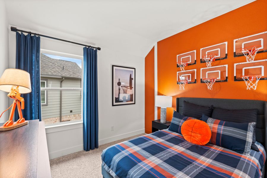 Furnished interior view inside a new home in Sunterra, Katy (Image 9).