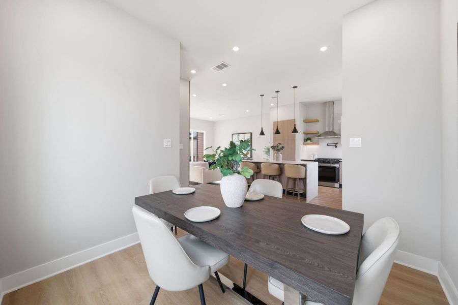 Furnished interior view inside a new home in , Houston (Image 13).
