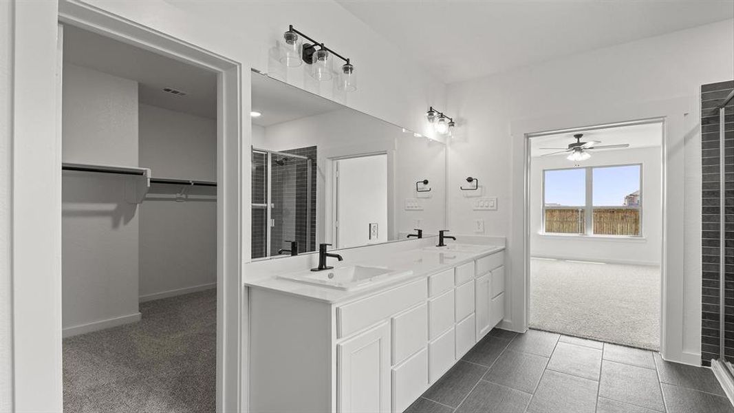 Furnished interior view inside a new home in Rocky Creek Crossing, Crowley (Image 5).